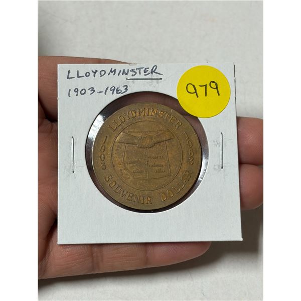 Lloydminster 1903 – 1963 Trade Dollar. Commemorates the 60th Anniversary of this city. Unc.