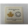Image 4 : 2015 Howling Wolf $20. 99.99% pure Silver. Colourized. Housed in its original RCM case plus COA.