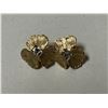 Image 3 : Set of vintage rose earrings. For pierced ears.