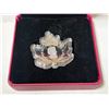 Image 3 : 2016 Maple Leaf Silhouette $10. 99.99% pure Silver. Maple Leaf with 2 Swans. Housed in its original 