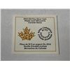 Image 4 : 2016 Maple Leaf Silhouette $10. 99.99% pure Silver. Maple Leaf with 2 Swans. Housed in its original 