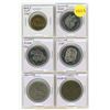 Image 1 : Set of 6 Sports medals including 1995 Grey Cup.