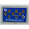 Image 2 : World War II Lincoln Penny Series. 9 different from 1943 to 1945S. Housed in a hard plastic case.