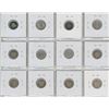 Image 2 : Set of 12 Canadian Silver 5 Cents 1902 – 1920. Coins grade up to F12.