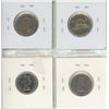 Image 2 : Set of 4 Error and Variety Nickels. Includes 1949 Spikes behind head, 1950 Doubled CAN, 1961 Doubled
