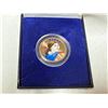 Image 3 : U.S. 2000P Colourized Sacagawea Dollar. Housed in a case, along with COA.