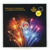 Image 1 : 1867 – 2017 Colourized Red Flag $5. 99.99% pure Silver. Housed in its original unopened RCM