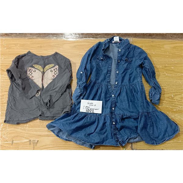 1 Dress and 1 Longsleeve shirt