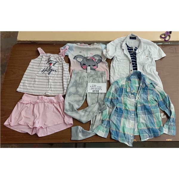 2 shirt, 1 short and Pajama set all size 6