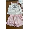 Image 2 : 2 shirt, 1 short and Pajama set all size 6