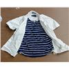 Image 5 : 2 shirt, 1 short and Pajama set all size 6