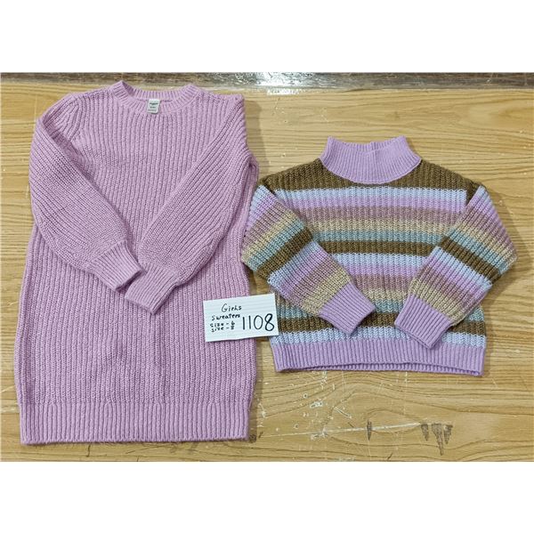 Girls Sweaters (size 6 and 8)