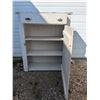 Image 2 : Primitive Painted Pine Cabinet w/ 1 Drawer – 32”x13”x39”