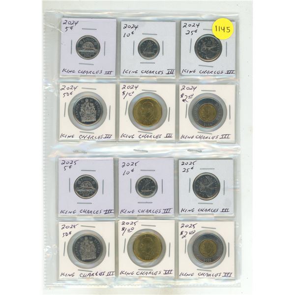 2024 & 2025 Canada Coin Sets – King Charles III