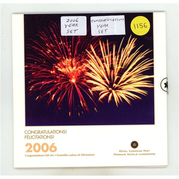 2006 “Congratulations!” Canada Coin Gift Set