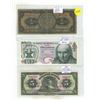 Image 1 : (3) Mexico Bank Notes (One, Five, Ten Pesos)