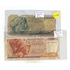 Image 1 : (2) Foreign Bank Notes – Greece Fifty, 100 Drachmas