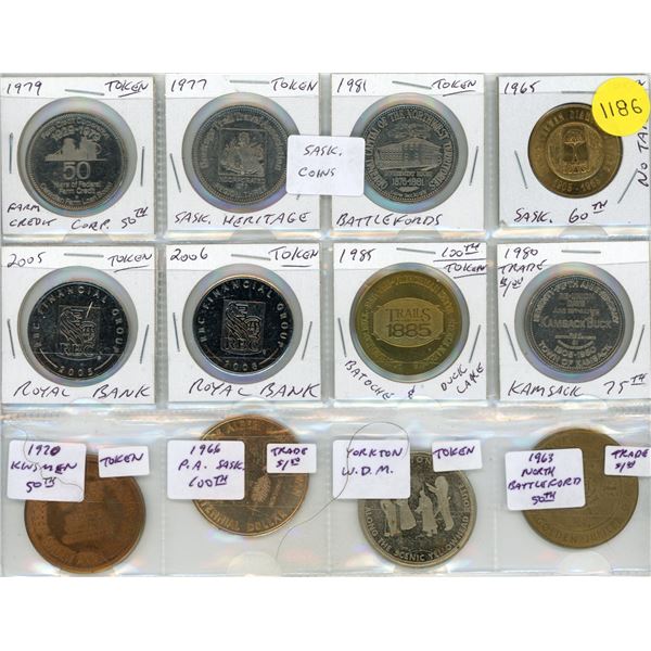 (12) Saskatchewan & Misc. Tokens