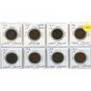 Image 1 : (8) Canada Large Pennies – 1906 &1909 Edward, 1913, 1916-1920