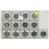 Image 1 : (13) Canada Coins – (6) 50 cent 1968-2002 (Mixed Dates) & (7) $1 1968-1985 Mixed Dates
