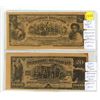 Image 1 : (2) REPLICA Hawaiian Islands Bank Notes