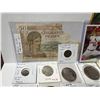 Image 4 : Misc. Lot of Tokens, Foreign Currency, Hockey Cards, etc.