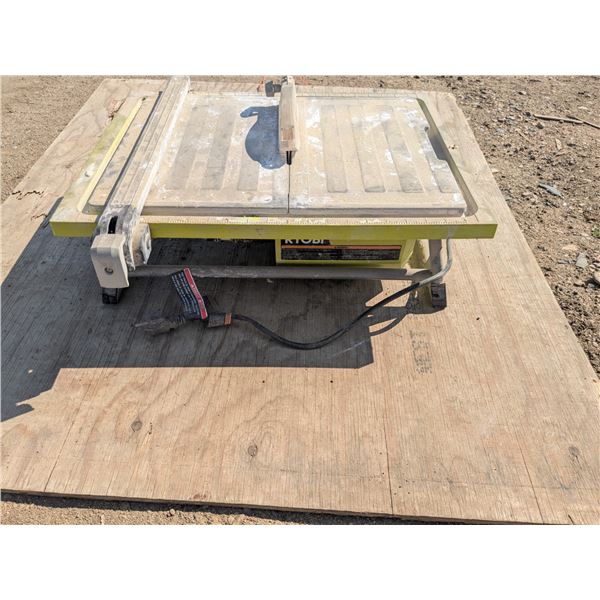 Ryobi electric wet tile saw