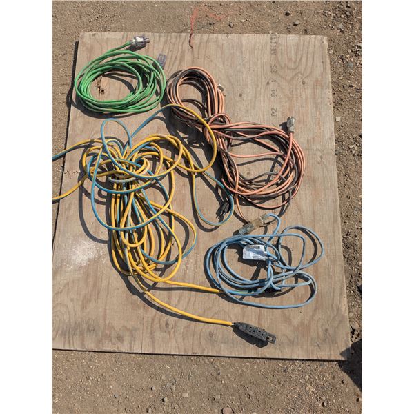 4 extension cords