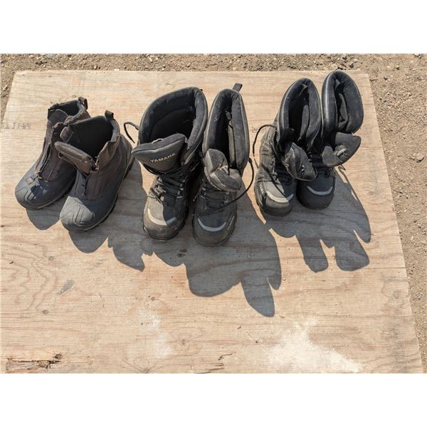 Winter boots, mixed sizes