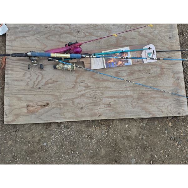 Lot of fishing rods