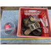 Image 1 : Bucket of straps and roofing nails