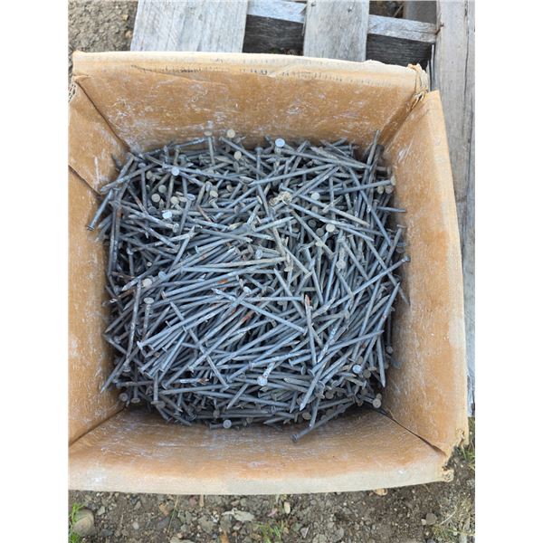 box of 3-1/4" nails