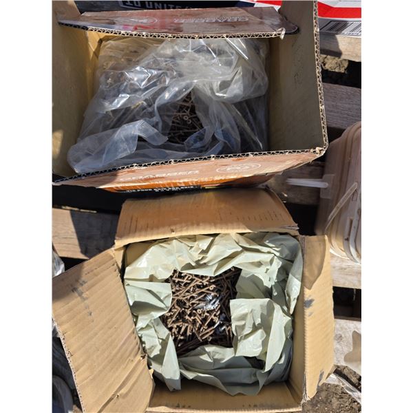 2 boxes of 3' wood screws