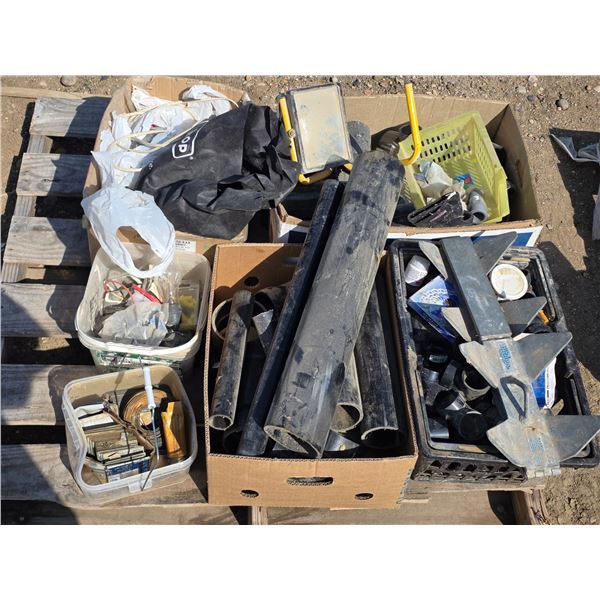 Pallet of plumbing suppies