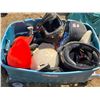 Image 1 : Tote full of motorbike helmets