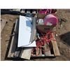 Image 1 : Pallet of misc items- broken coleman lamp