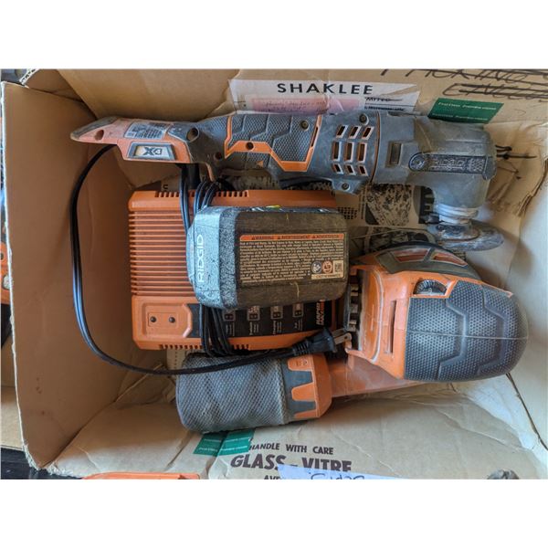 Rigid cordless cutter and sander
