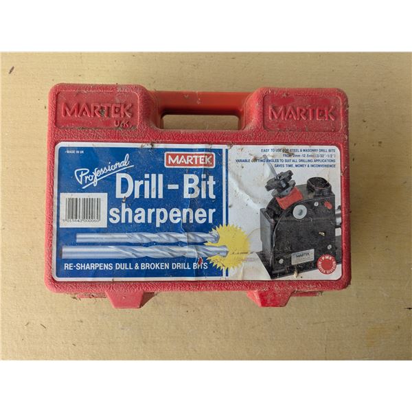 Martek drill bit sharpener, complete kit