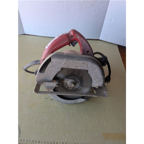 Milwaukee 7 1/4" circular saw