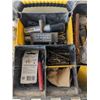 Image 5 : Stanley tool/hardware tray with assorted tools and hardware