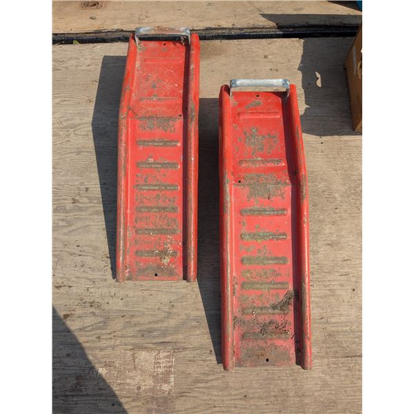 Steel car ramps