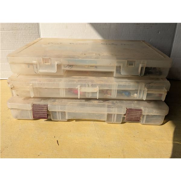 Fishing lures and trays,