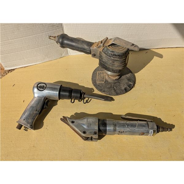 Air tools- Nibbler, chisel, sander