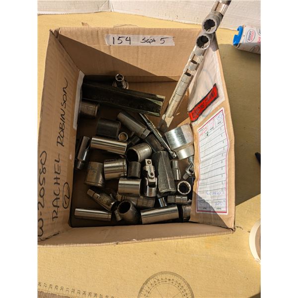 Tools- assorted sockets, etc.