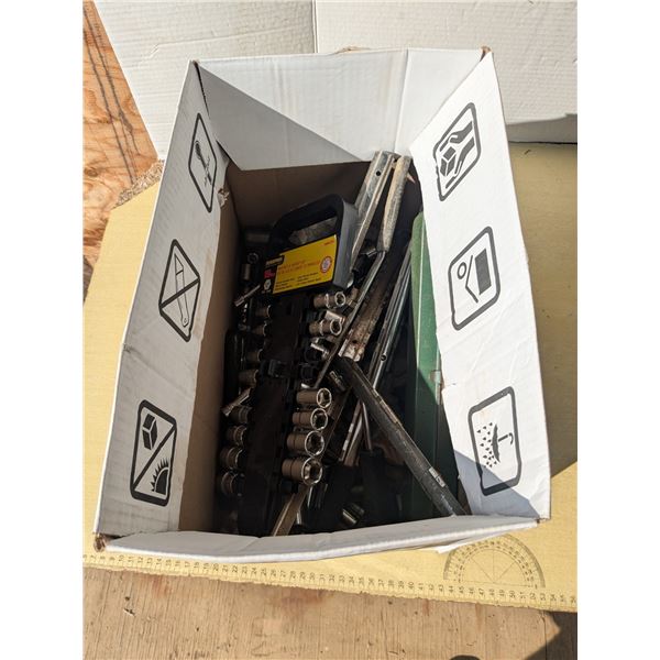 Tools- assorted sockets, etc.
