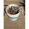 Image 1 : Bucket of tow rope and chains