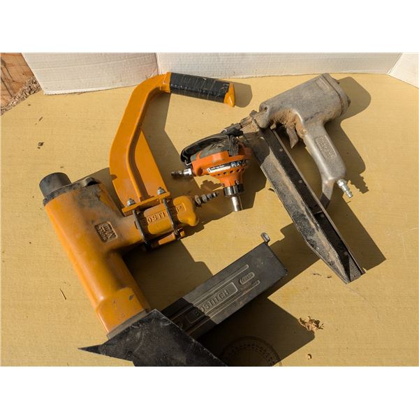 Air tools- palmk nailer, brad nailer, flooring nailer