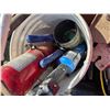 Image 5 : Pallet of hardware and empty tool case