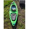 Image 3 : pelican kayak- has damage on the front and hole on bottom- 6ft length