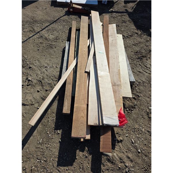 Pallet of various wood boards- 2" by 6" and up to 9.5ft length